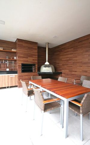 Apartamento para alugar com 51m², 1 quarto e 1 vagaEspaço Gourmet - Churrasqueira