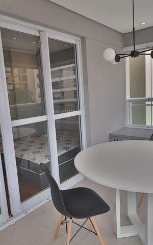 Studio para alugar com 32m², 1 quarto e 1 vagaVaranda gourmet
