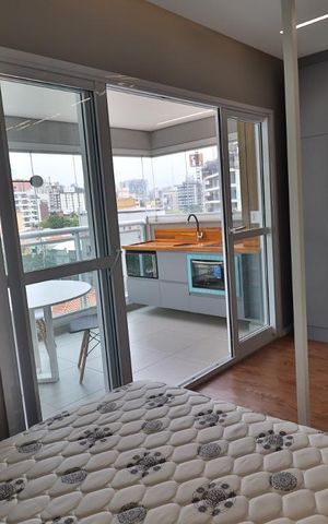 Studio para alugar com 32m², 1 quarto e 1 vagaQuarto