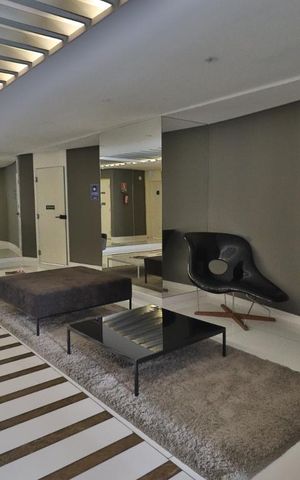Studio para alugar com 32m², 1 quarto e 1 vagaHall