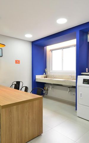 Apartamento para alugar com 35m², 1 quarto e sem vagaLavanderia