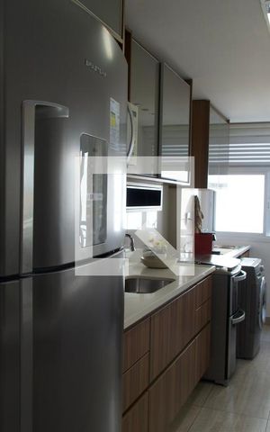 Apartamento à venda com 74m², 2 quartos e 1 vagaCozinha americana 