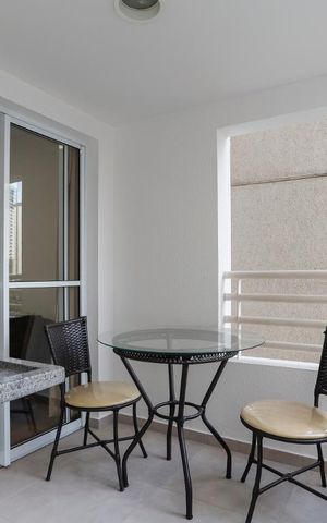 Apartamento à venda com 39m², 1 quarto e 1 vagaVaranda