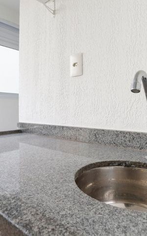 Apartamento à venda com 39m², 1 quarto e 1 vagaDetalhe da Varanda