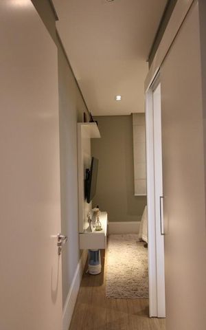 Apartamento à venda com 63m², 1 quarto e 1 vagaCorredor