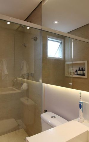 Apartamento à venda com 63m², 1 quarto e 1 vagaBanheiro