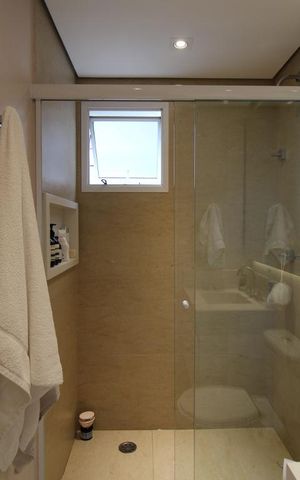 Apartamento à venda com 63m², 1 quarto e 1 vagaBanheiro
