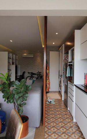 Apartamento à venda com 63m², 1 quarto e 1 vagaSala