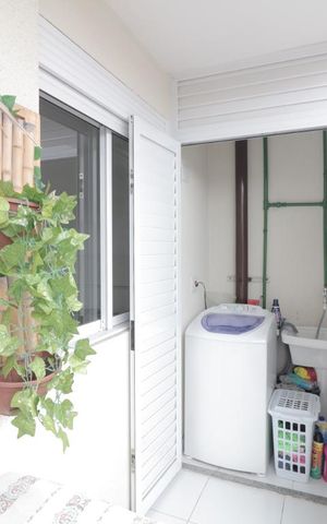 Apartamento à venda com 32m², 1 quarto e sem vagaVaranda e Area de serviço