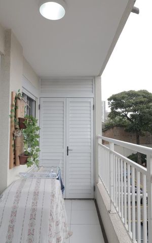 Apartamento à venda com 32m², 1 quarto e sem vagaVaranda e Area de serviço