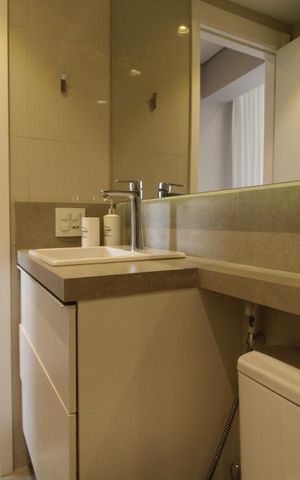 Apartamento para alugar com 74m², 2 quartos e 1 vagaBanheiro da suíte