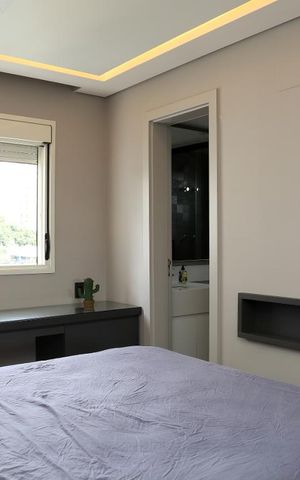 Apartamento à venda com 57m², 2 quartos e 1 vagaQuarto 2 - Suíte