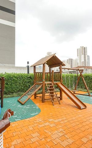 Apartamento para alugar com 43m², 1 quarto e 1 vagaPlayground