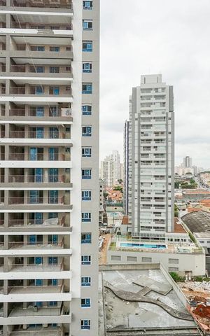Apartamento para alugar com 43m², 1 quarto e 1 vagaVista da varanda