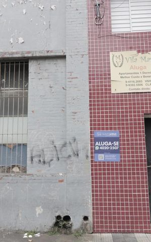 Studio para alugar com 30m², 1 quarto e sem vagaFachada - instalação de plaquinha