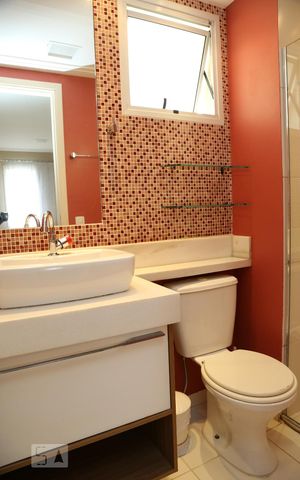 Apartamento para alugar com 50m², 2 quartos e 1 vagaBanheiro da Suíte