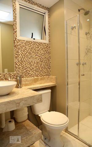 Apartamento para alugar com 50m², 2 quartos e 1 vagaBanheiro Social