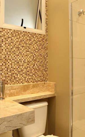 Apartamento para alugar com 50m², 2 quartos e 1 vagaBanheiro Social
