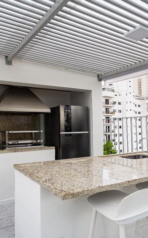 Apartamento à venda com 37m², 1 quarto e 1 vaga Apartamento à venda com 37m², 1 quarto e 1 vagaÁrea comum - Churrasqueira