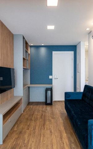 Apartamento para alugar com 38m², 1 quarto e 1 vagaSala