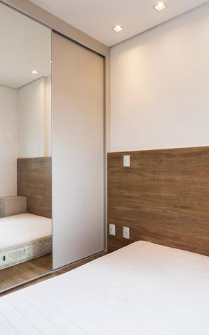 Apartamento para alugar com 38m², 1 quarto e 1 vagaQuarto