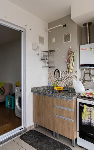 Apartamento à venda com 50m², 2 quartos e 1 vagaVaranda