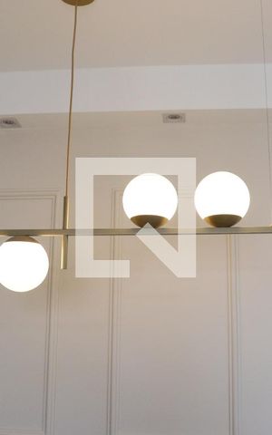 Apartamento para alugar com 46m², 1 quarto e 1 vaga Apartamento para alugar com 46m², 1 quarto e 1 vagaDetalhe da sala