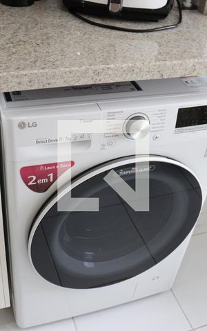 Apartamento para alugar com 46m², 1 quarto e 1 vaga Apartamento para alugar com 46m², 1 quarto e 1 vagaDetalhe da area de serviço