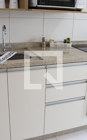 Apartamento para alugar com 46m², 1 quarto e 1 vaga Apartamento para alugar com 46m², 1 quarto e 1 vagaDetalhe da cozinha