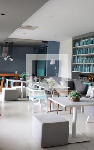 Apartamento para alugar com 46m², 1 quarto e 1 vaga Apartamento para alugar com 46m², 1 quarto e 1 vagaSalão gourmet