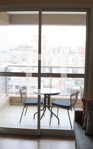 Apartamento para alugar com 46m², 1 quarto e 1 vaga Apartamento para alugar com 46m², 1 quarto e 1 vagaDetalhe da sala