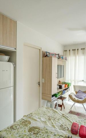 Apartamento à venda com 32m², 1 quarto e sem vaga Apartamento à venda com 32m², 1 quarto e sem vagaSala e cozinha