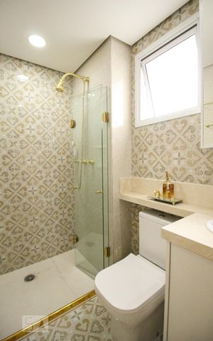 Apartamento à venda com 53m², 2 quartos e 1 vagaBanheiro Quarto 2 - Suíte