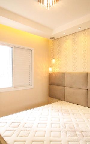 Apartamento à venda com 53m², 2 quartos e 1 vagaQuarto 2 - Suíte