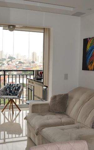 Apartamento à venda com 57m², 2 quartos e 1 vagaSala