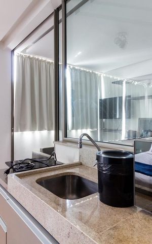Studio à venda com 30m², 1 quarto e 1 vaga Studio à venda com 30m², 1 quarto e 1 vagaCozinha