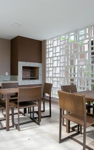 Apartamento à venda com 37m², 1 quarto e sem vaga Apartamento à venda com 37m², 1 quarto e sem vagaÁrea comum - Churrasqueira