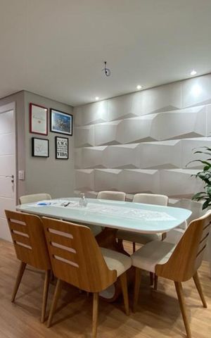 Apartamento à venda com 110m², 3 quartos e 2 vagas Apartamento à venda com 110m², 3 quartos e 2 vagasSala de Jantar