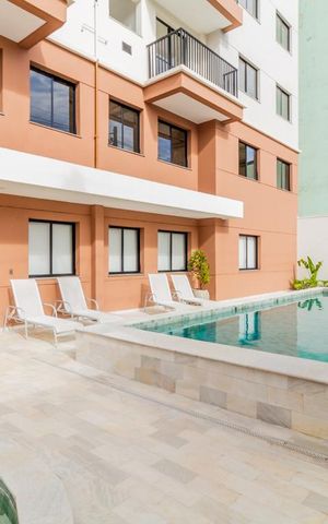 Studio à venda com 26m², 1 quarto e sem vagaPiscina