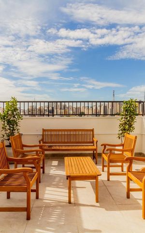 Studio à venda com 26m², 1 quarto e sem vagaTerraço