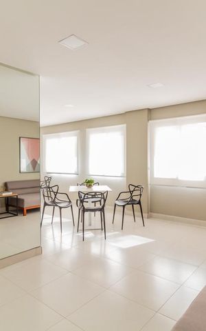 Studio à venda com 26m², 1 quarto e sem vagaSalão de Festas