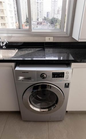 Studio para alugar com 45m², 1 quarto e 1 vagaVaranda