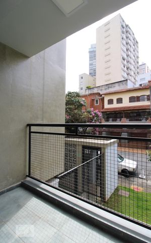 Studio à venda com 20m², 1 quarto e 1 vagaVista da varanda 