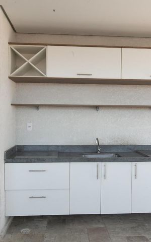 Studio à venda com 25m², 1 quarto e 1 vagaChurrasqueira