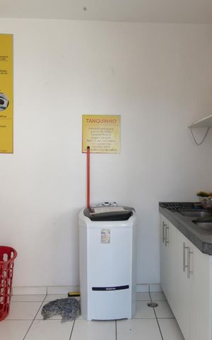 Studio à venda com 25m², 1 quarto e 1 vagaLavanderia