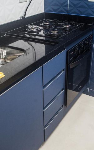 Studio para alugar com 30m², 1 quarto e sem vaga Studio para alugar com 30m², 1 quarto e sem vagaCozinha - Armários