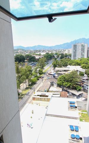 Apartamento à venda com 46m², 1 quarto e 1 vagaVista janela cozinha