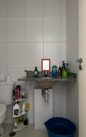 Apartamento para alugar com 54m², 2 quartos e 1 vaga Apartamento para alugar com 54m², 2 quartos e 1 vagaBanheiro da Suíte 1