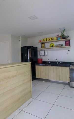 Studio para alugar com 29m², 1 quarto e sem vagaÁrea comum - Salão de festas