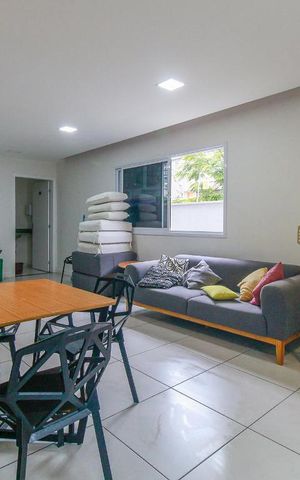 Studio para alugar com 29m², 1 quarto e sem vagaÁrea comum - Salão de festas